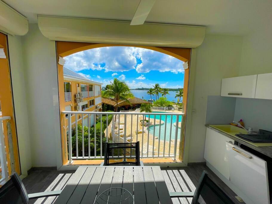 Superbe Studio Lumineux, Vue Sur Piscine Et Mer Baie Nettle Kültér fotó